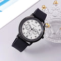 Men's Business Quartz Watch - Stainless Steel Waterproof Casual Wristwatch with Luminous Hands